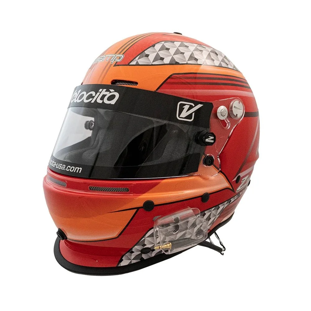 RZ-62 PRO Series Helmet Red/Orange — Tenacity Graphics